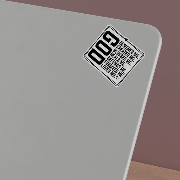 3pc - God Designed Created Blessed Me Sticker Decal Pack – Tumbler, Laptop - Picture 5 of 7